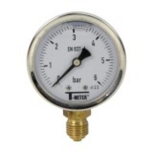 Manomètre inox – Insert laiton – 0-6…