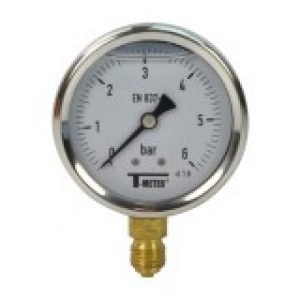 Manomètre inox – Insert laiton – 0-6…