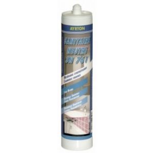 Mastic sanitaire neutre matériaux de synthèse SN 761 – 300 ml