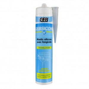Mastic silicone Translucide GEBSICONE W joints sanitaires