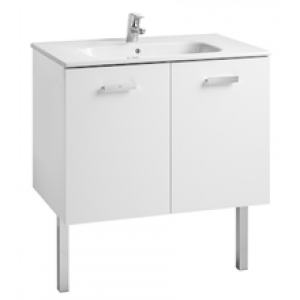 Meuble 2 portes blanc 80 cm Victoria Basic Roca