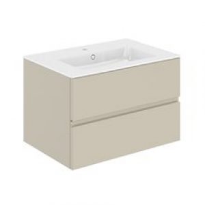 Meuble 2 tiroirs avec plan vasque 80,5 cm Mood…