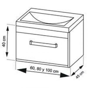 Meuble blanc brillant Florencia TEGLER