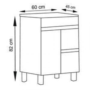 Meuble chêne Smoky Ísquia TEGLER