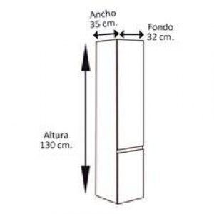 Meuble colonne chêne sinatra TEGLER