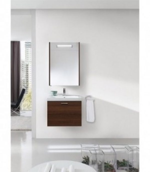 Meuble de salle de bain EKRY Serie MBK Meleze brun