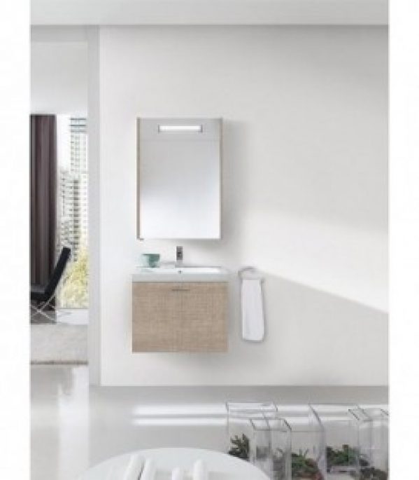 Meuble de salle de bain EKRY Serie MBK Tranche ecru