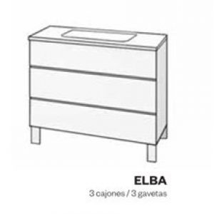 Meuble et plan vasque en phénol modèle ELBA…