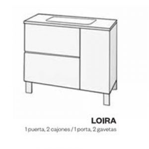 Meuble et plan vasque en phénol modèle LOIRA…