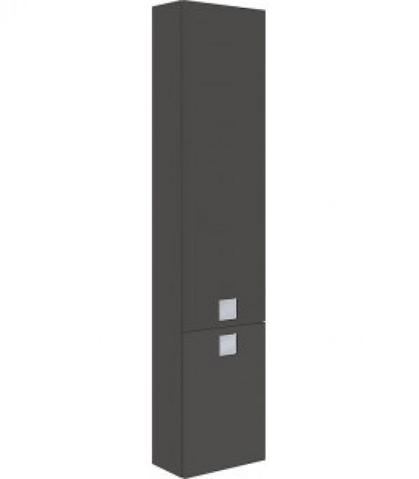 Meuble haut,MBL 2 portes anthracite brillant,butée droite 350x1625x208 mm