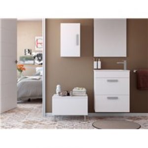 Meuble sur pieds 80 cm gris Suma Roca