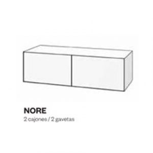 Meuble suspendu en phénol modèle NORE Doccia