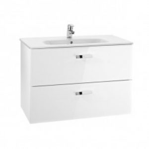 Meuble Unik Victoria blanc 600x450mm + lavabo blanc céramique