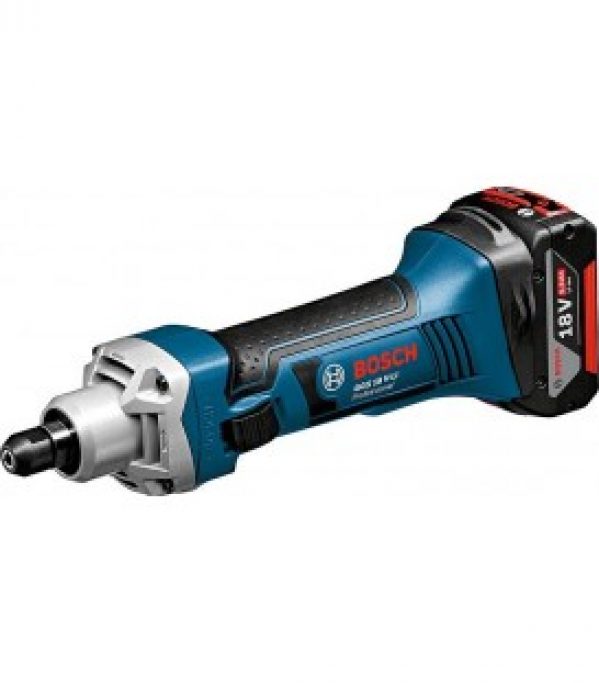 Meuleuse droite sans fil BOSCH 18V GSS 18V-LI 1×5,0 Ah batterie et chargeur