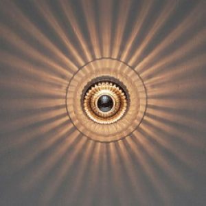 Mini applique murale de style moderne à lumière en d&rsquo;ombre verre