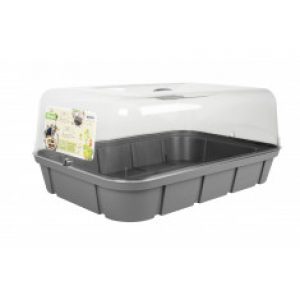 Mini serre de culture taille L – 15,7 L – Gris anthracite