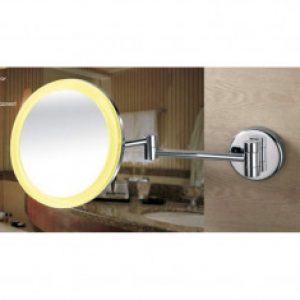 Miroir chromé grossissant x3 avec led – Ondyna SP80351
