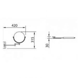 Miroir grossissant Urban