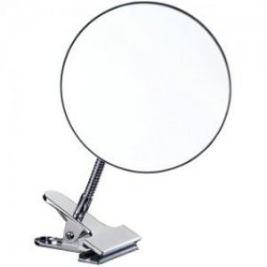 Miroir grossissant x5 – à bras flexible – attache à pince