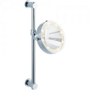 Miroir grossissant x5 – Carpi – Support mural avec fixation Power-Loc