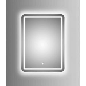 Miroir rectangulaire à LED – Silver Cultura – 40x60x5cm