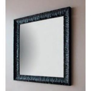 MIROIR RETRO PARIGI 100-100 CM CADRE NOIR – CRISTINA ONDYNA MP10013