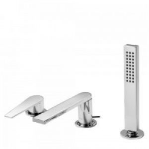 Mitigeur bain d’étagère CLASS avec douchette anticalcaire – TRES 20516103