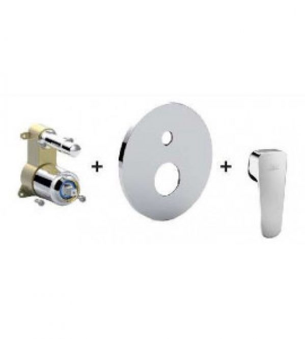 Mitigeur bain/douche encastré avec inverseur à 2 sorties…