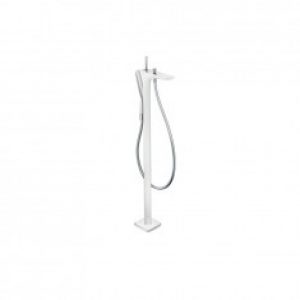 Mitigeur bain/douche PuraVida set de finition blanc Chromé Hansgrohe