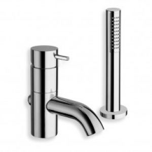 Mitigeur Bain/douche sur gorge complet TRIVERDE chromé – Cristina Ondyna TV12151