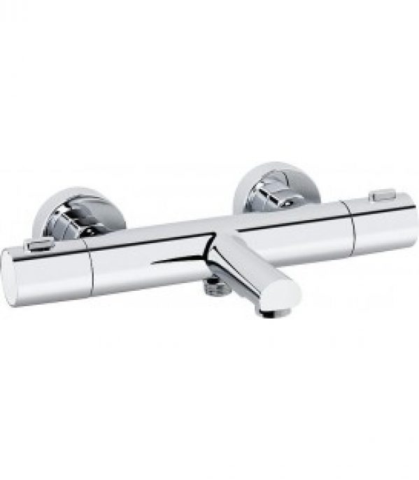 Mitigeur bain/douche thermostatique Enzan, chromé saillie 189 mm
