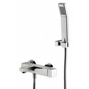 Mitigeur de bain avec accessoires, chromé…