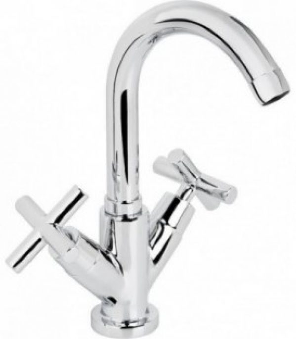 Mitigeur de lavabo Epire avec écoulement, chromé saillie 135 mm