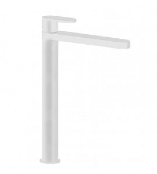 Mitigeur de lavabo haut blanc Ponsi Versilia BTVERWLA03