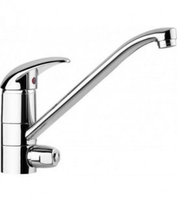 Mitigeur d’evier monotrou « Tango » chrome, avec valve d’arret