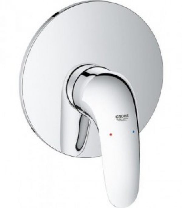 Mitigeur douche grohe Eurostyle chromé, levier plein encastré