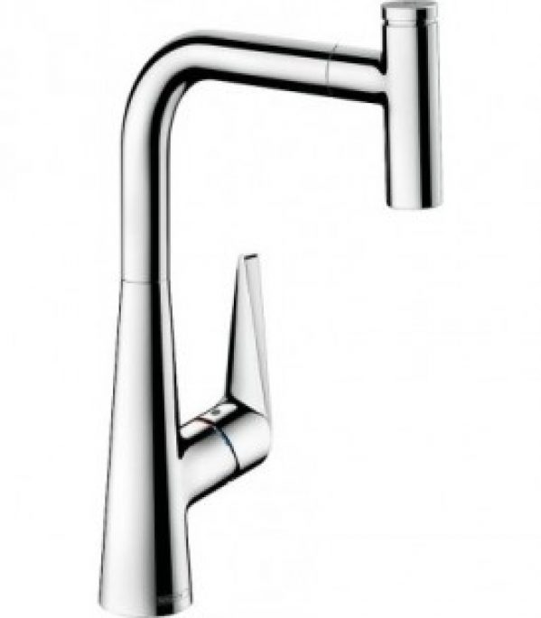 Mitigeur d’évier Hansgrohe Talis Select S300, bec extractible, chromé