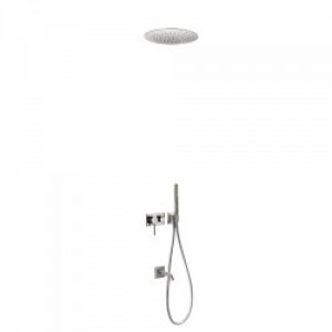 Mitigeur à encastrer 3V  – TRES 21027311AC Acier