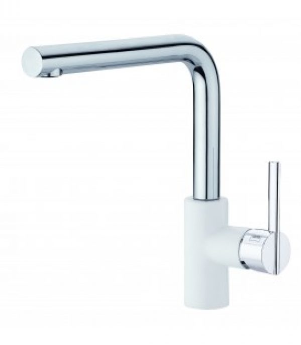 Mitigeur evier eternal bicolore corps blanc