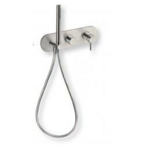 MITIGEUR IX INOX 316 DOUCHE ENCASTRE 2 SORTIES AVEC DOUCHETTE – CRISTINA ONDYNA IX61828