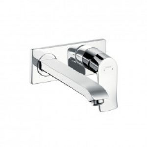 Mitigeur lavabo encastré METRIS bec court 225mm Chromé Hansgrohe
