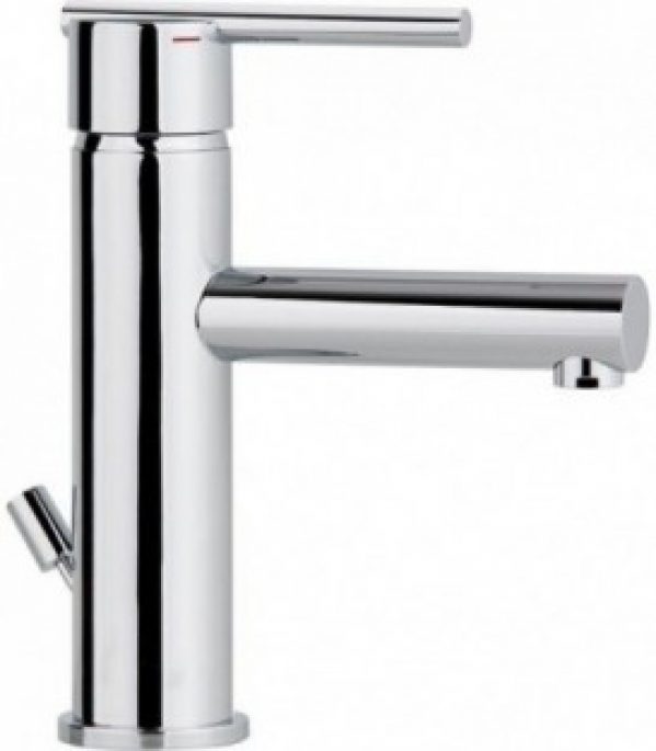 Mitigeur lavabo Evelia chromee,sans garniture d ecoulement, Saillie 118mm