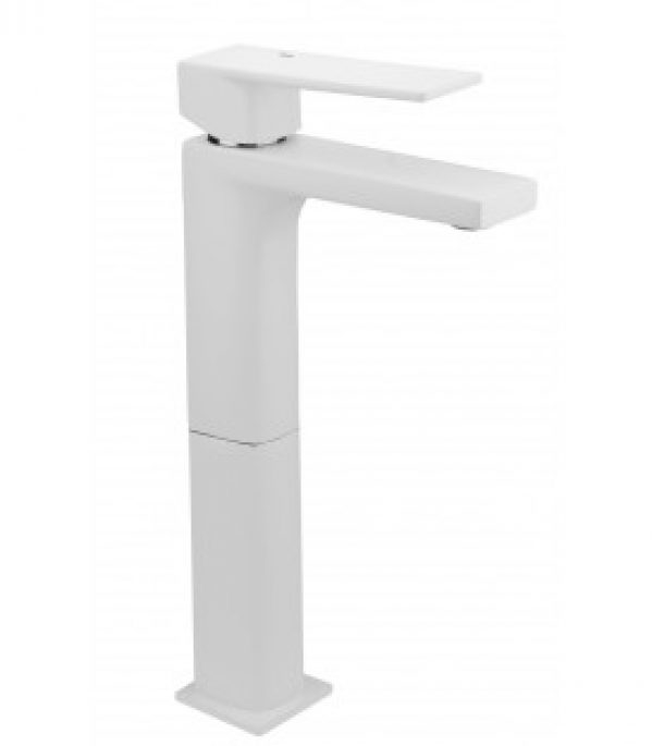 Mitigeur lavabo haut blanc KALA