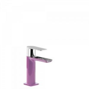 Mitigeur lavabo robinet cascade bec ouvert – TRES 20011001VID Violet/Chromé