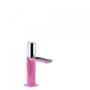 Mitigeur lavabo robinet cascade bec ouvert – TRES 20011002FUD Fuchsia/Chromé