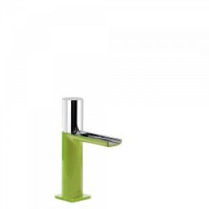 Mitigeur lavabo robinet cascade bec ouvert – TRES 20011002VED Vert/Chromé