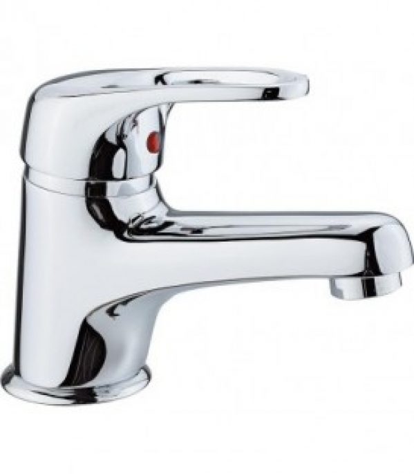 Mitigeur lavabo RUMBA III avec levier fermé – chromé avec garniture d&rsquo;écoulement