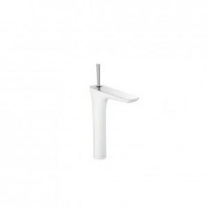 Mitigeur lavabo surélevé PuraVida pour vasque libre avec flexibles de raccordement 900 mm Chromé …