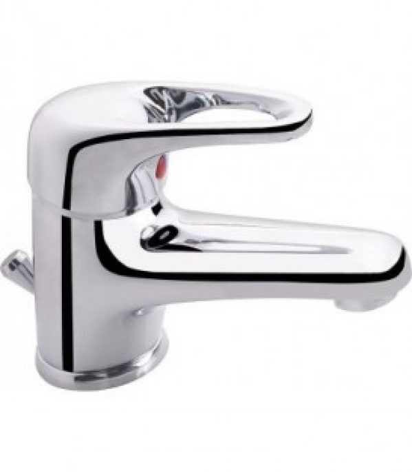 mitigeur lavabo Top II avec levier ouvert et écoulement saillie 116mm