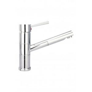 Mitigeur monocommande de cuisine – bec extractible – acier – Unicorn